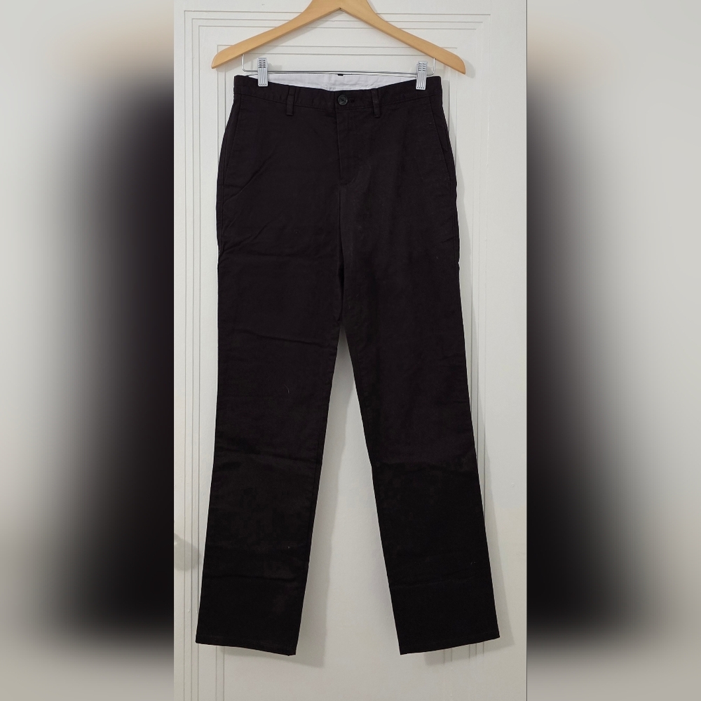 Calvin Klein Casual Stretch Chino Slim Fit 29 W 30 L Burgundy Euc